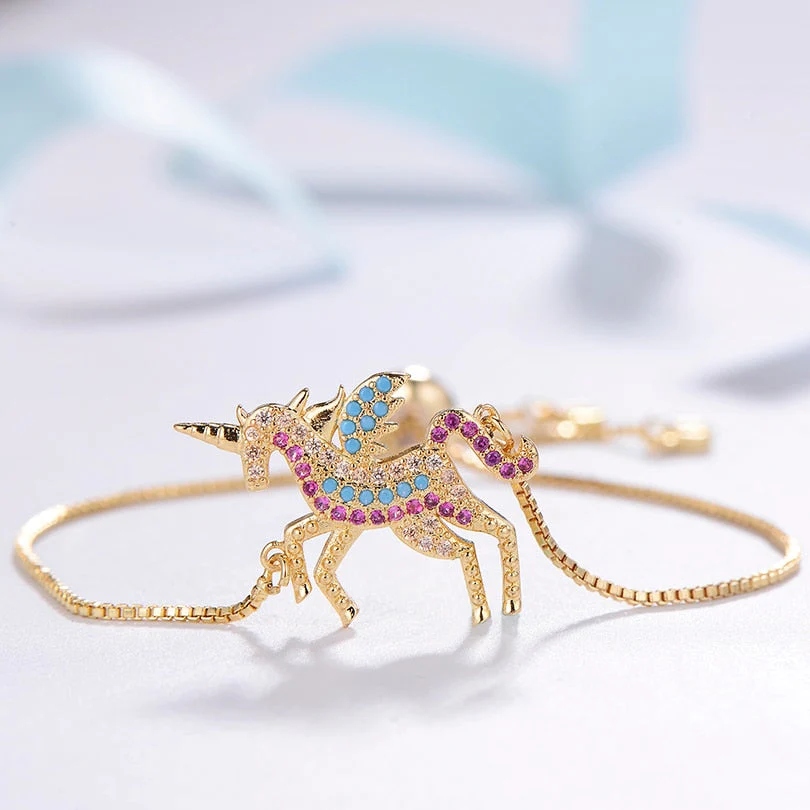 Bracelet Licorne en zircone cubique – Image 9