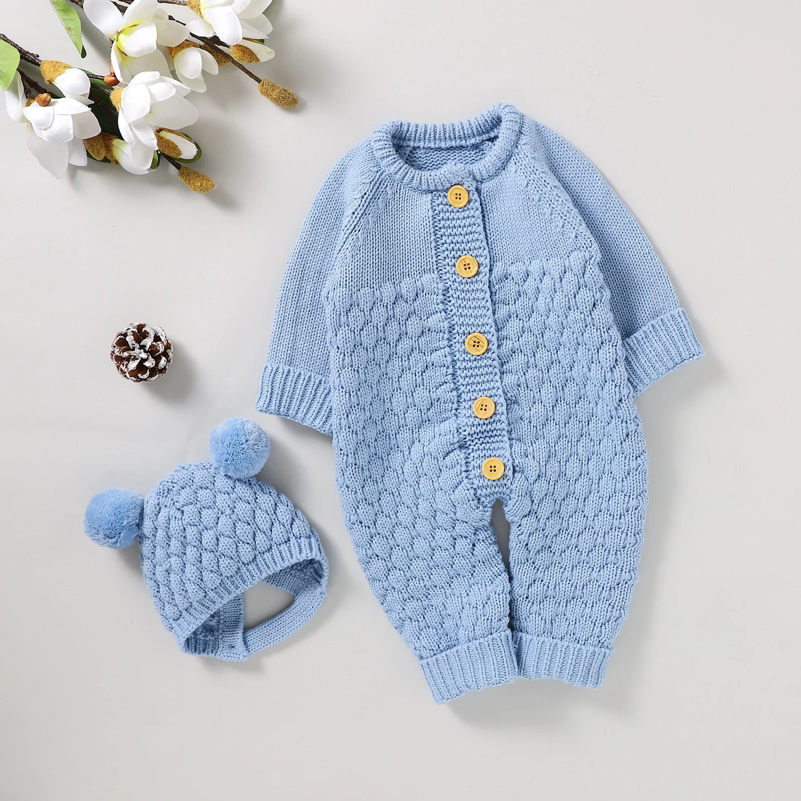 ENSEMBLE COMBINAISON TRICOT 4 PIECES – Image 3