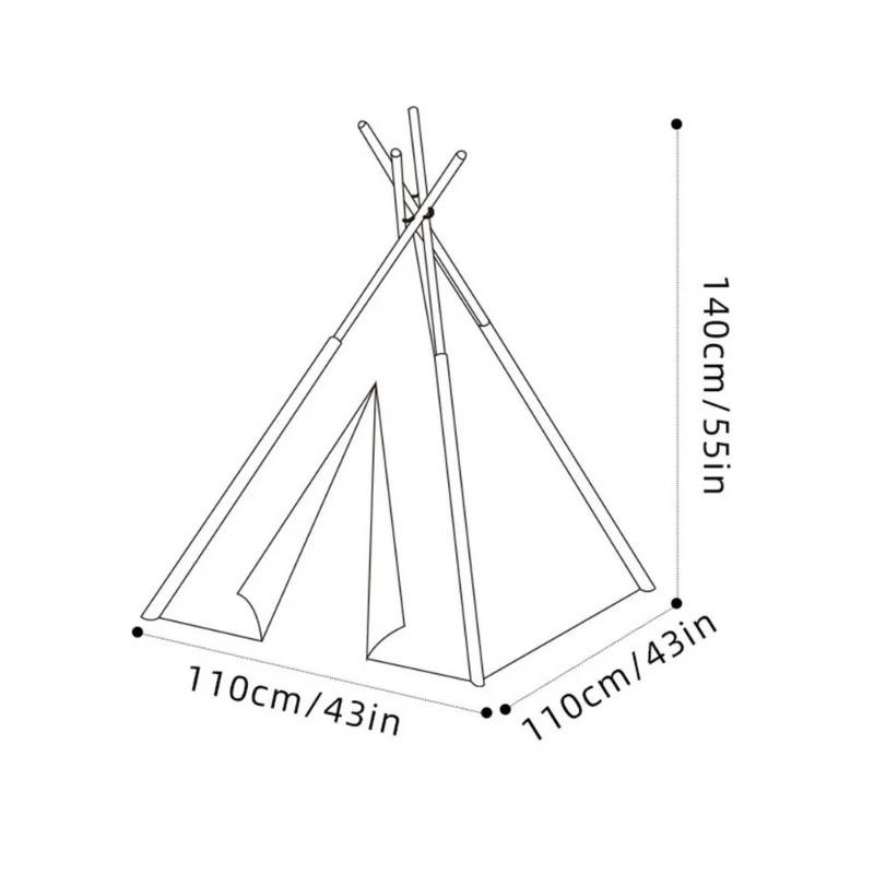 Tipi Bébé avec Étoile – Image 3