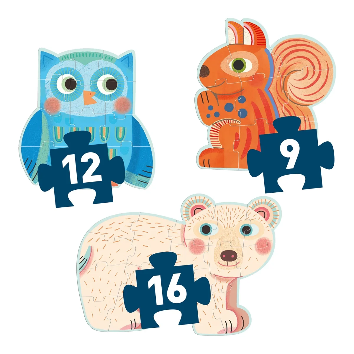 Primo puzzle | Animaux dans la foret – Image 2